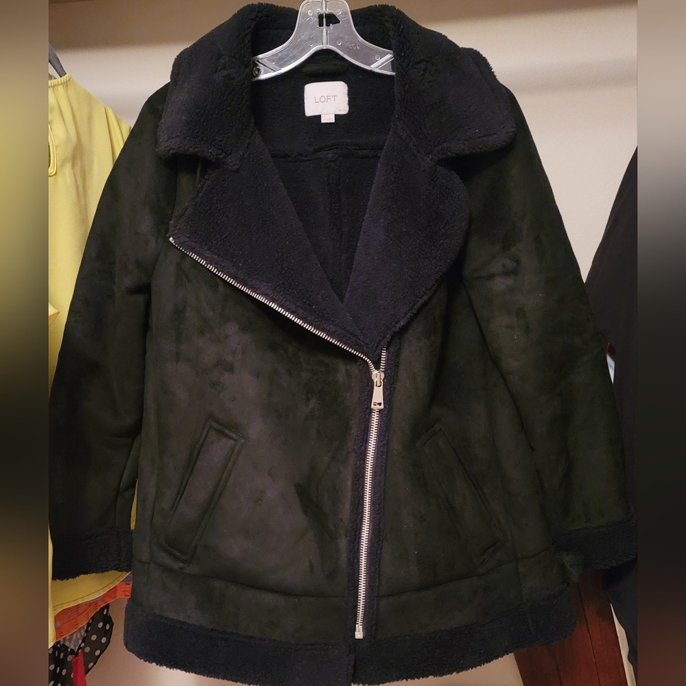 Loft petite black jacket